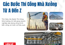Các Bước Thi Công Nhà Xưởng Từ A Đến Z