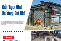 Cải Tạo Nhà Xưởng Cơ Khí