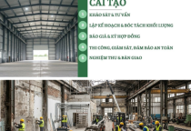 Quy Trình Cải Tạo Nhà Xưởng Công Nghiệp Từ A–Z