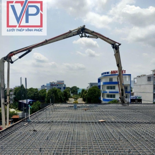 Sản xuất lưới thép hàn đổ bê tông