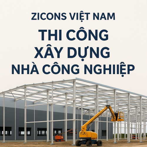 Thi Công Nhà Xưởng Công Nghiệp Tại Khu Công Nghiệp Khai Quang