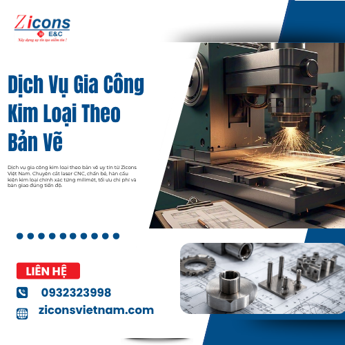 Dịch Vụ Gia Công Kim Loại Theo Bản Vẽ
