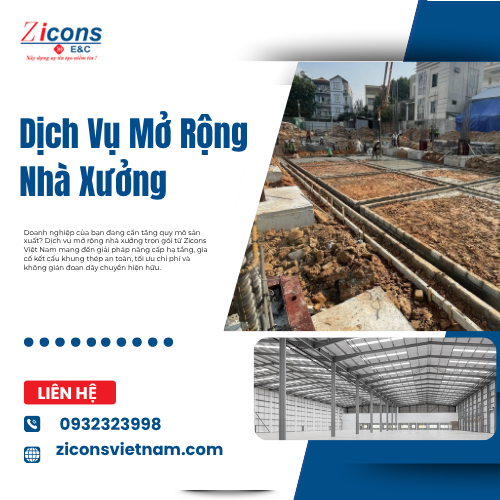 Dịch Vụ Mở Rộng Nhà Xưởng
