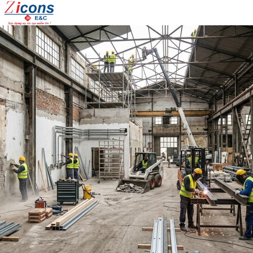 Dịch Vụ Cải Tạo Nhà Xưởng Trọn Gói Cho Doanh Nghiệp