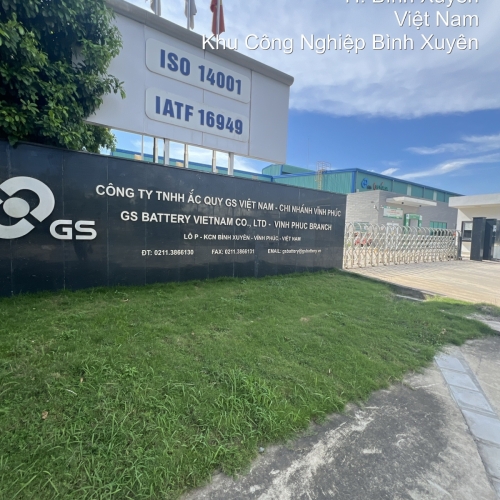 Dự án ở KCN Bình Xuyên - Cải tạo Công ty TNHH Ắc Quy GS Việt Nam