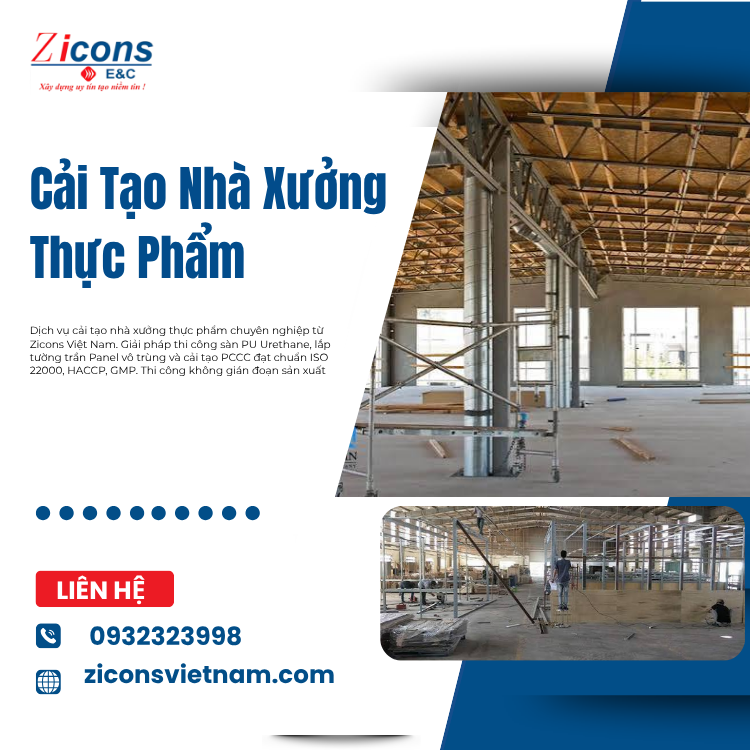 Tầm Quan Trọng Của Việc Cải Tạo Nhà Xưởng Thực Phẩm Đạt Chuẩn