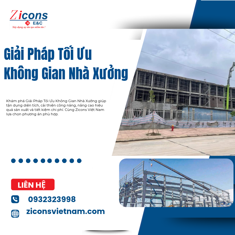 Giải Pháp Tối Ưu Không Gian Nhà Xưởng Hiệu Quả Cho Doanh Nghiệp
