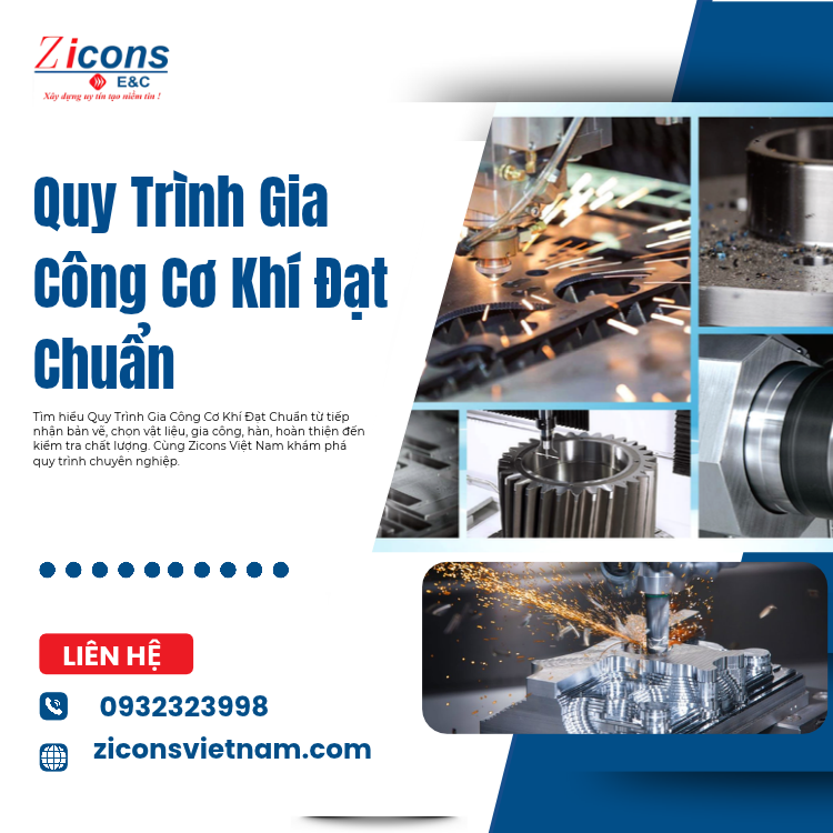 Quy Trình Gia Công Cơ Khí Đạt Chuẩn – Các Bước Thực Hiện Chi Tiết