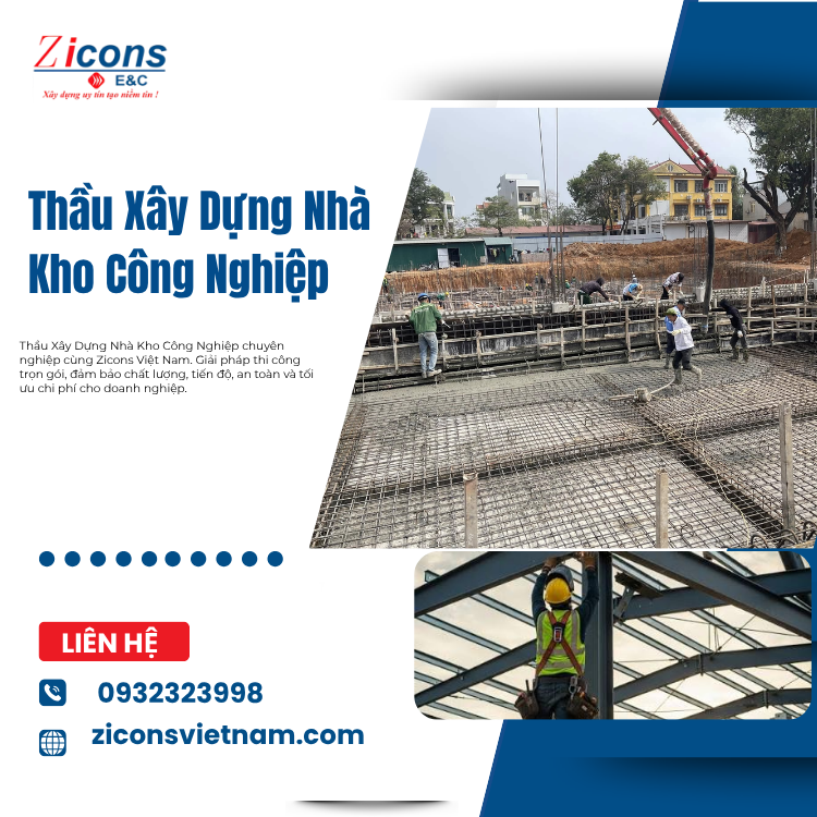 Thầu Xây Dựng Nhà Kho Công Nghiệp – Giải Pháp Trọn Gói Cho Doanh Nghiệp
