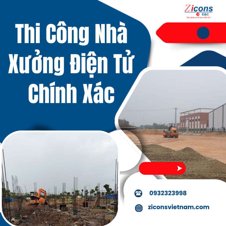 Thi Công Nhà Xưởng Điện Tử Chính Xác – Giải Pháp Hoàn Hảo Cho Doanh Nghiệp Công Nghiệp 5.0