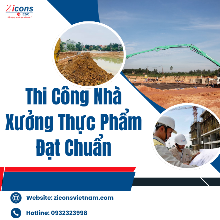 Thi Công Nhà Xưởng Thực Phẩm Đạt Chuẩn – Giải Pháp Xây Dựng Nhà Máy An Toàn, Hiệu Quả Và Đáp Ứng Mọi Tiêu Chuẩn