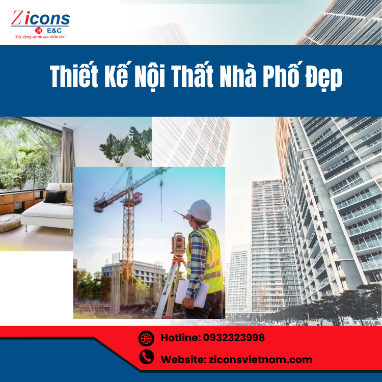 Thiết Kế Nội Thất Nhà Phố Đẹp – Xu Hướng Và Giải Pháp Hoàn Hảo Từ Zicons Việt Nam