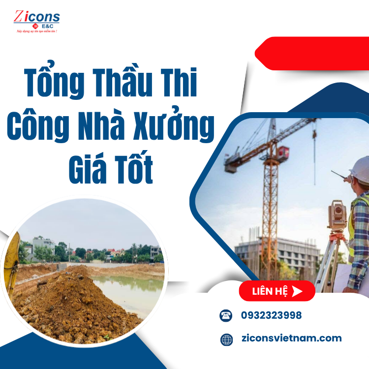 Tổng Thầu Thi Công Nhà Xưởng Giá Tốt – Giải Pháp Trọn Gói Cho Doanh Nghiệp