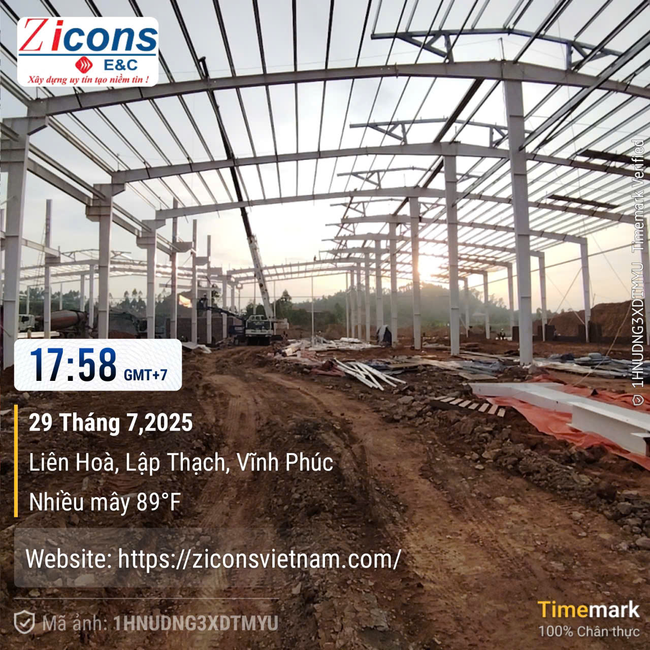 Thi công nhà xưởng, xây dựng nhà xưởng công nghiệp Vĩnh Phúc